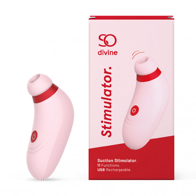 Вакуумний кліторальний стимулятор So Divine Suction Stimulator рожевий, 1 шт